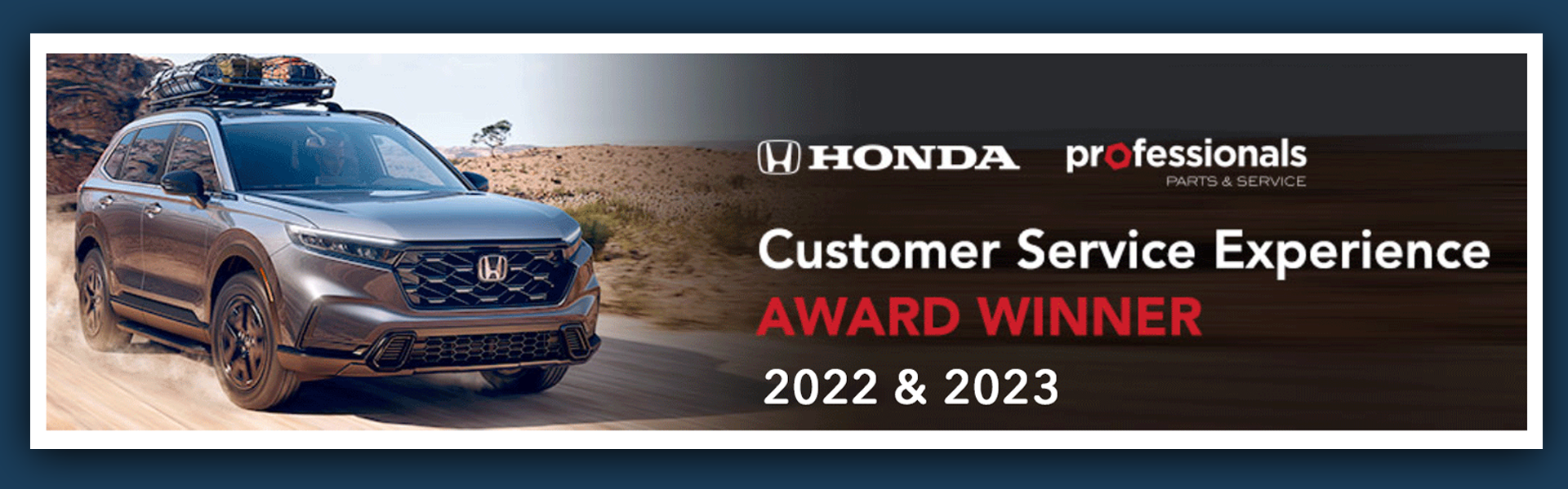 Customer Service Experience award winner 2022 & 2023